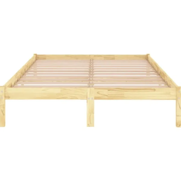 vidaXL Sängar>Sängram massiv furu 140x200 cm