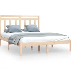 vidaXL Sängar>Sängram massivt trä 150x200 cm