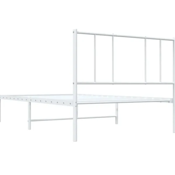 vidaXL Sängar>Sängram med huvudgavel metall 80x200 cm