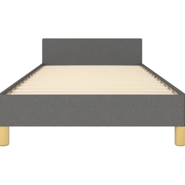 vidaXL Sängar>Sängram utan madrass mörk 90x190 cm tyg