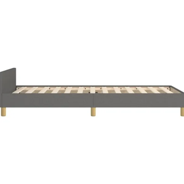 vidaXL Sängar>Sängram utan madrass mörk 90x190 cm tyg