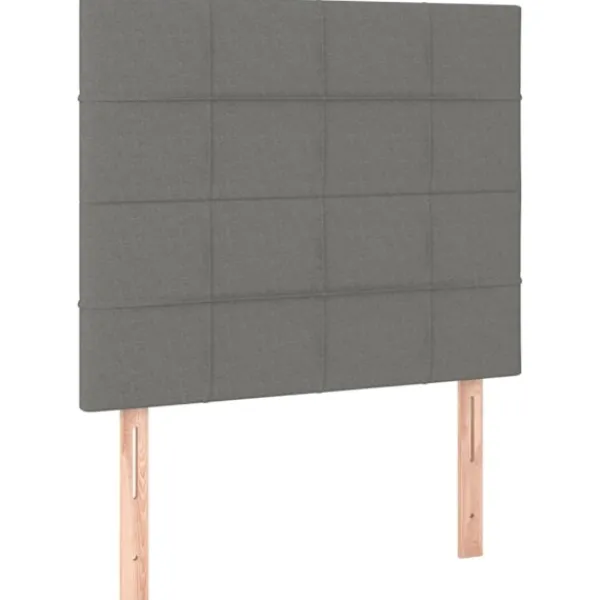vidaXL Sängar>Sängram utan madrass mörk 90x190 cm tyg