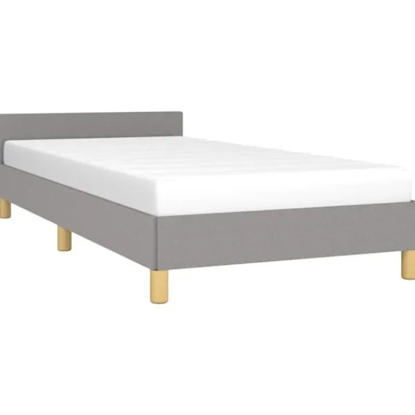 vidaXL Sängar>Sängram utan madrass ljus 80x200 cm tyg