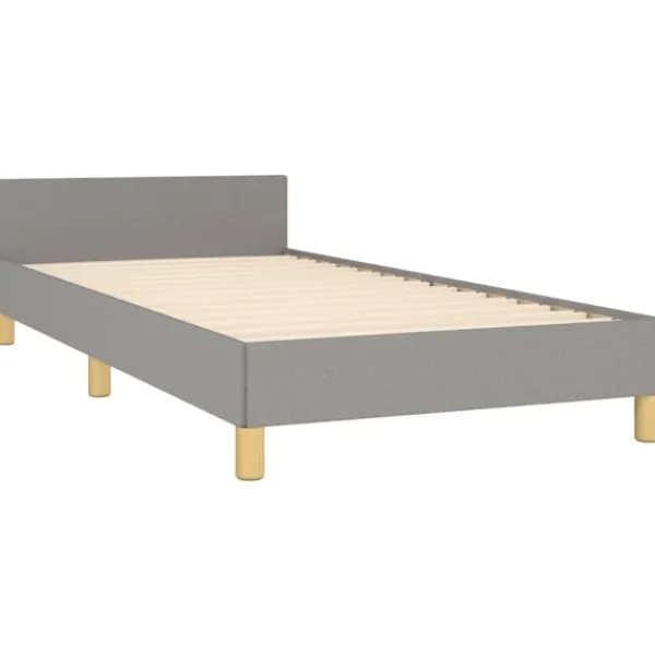 vidaXL Sängar>Sängram utan madrass ljus 80x200 cm tyg
