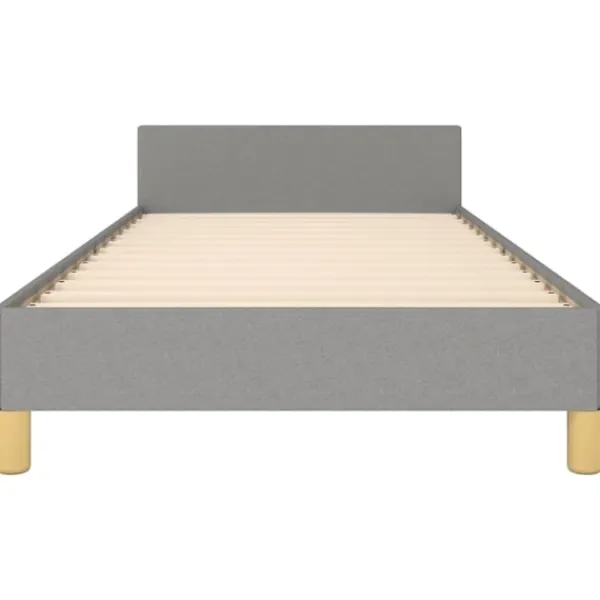 vidaXL Sängar>Sängram utan madrass ljus 80x200 cm tyg