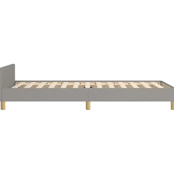 vidaXL Sängar>Sängram utan madrass ljus 80x200 cm tyg