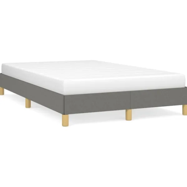 vidaXL Sängar>Sängram utan madrass mörk 120x200 cm tyg