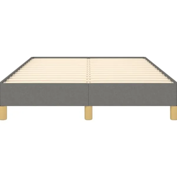 vidaXL Sängar>Sängram utan madrass mörk 120x200 cm tyg