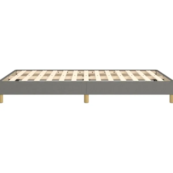 vidaXL Sängar>Sängram utan madrass mörk 120x200 cm tyg
