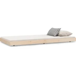 vidaXL Sängar>Sängram utan madrass 90x200 cm massiv furu