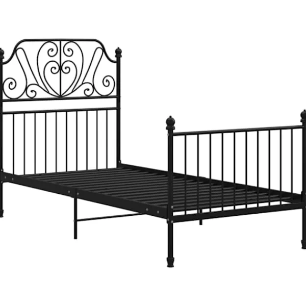 vidaXL Sängar>Sängram utan madrass metall 90x200 cm