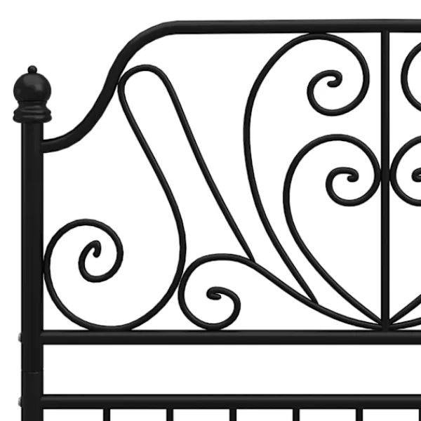 vidaXL Sängar>Sängram utan madrass metall 90x200 cm