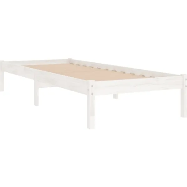 vidaXL Sängar>Sängram massiv furu 90x200 cm