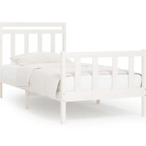 vidaXL Sängar>Sängram massiv furu 100x200 cm