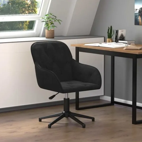 vidaXL Kontorsmöbler>Snurrbar kontorsstol sammet