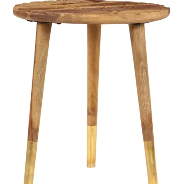 vidaXL Småbord>Soffbord 2 st massivt trä
