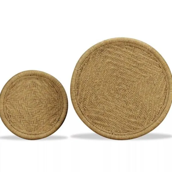 vidaXL Soffbord>Soffbord 2 st naturlig jute