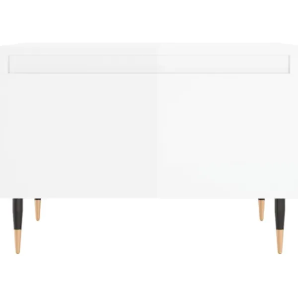 vidaXL Soffbord>Soffbord 2 st högglans 50x46x35 cm konstruerat trä