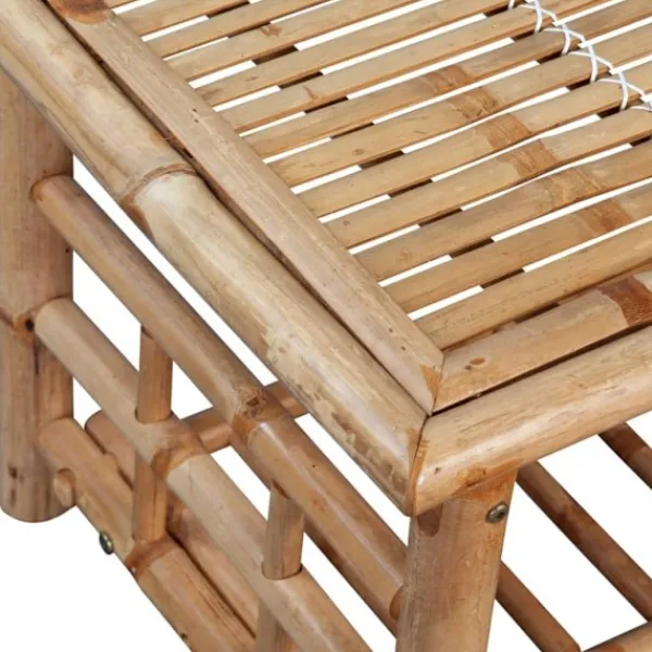 vidaXL Soffbord>Soffbord bambu 90x50x45 cm