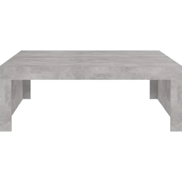 vidaXL Soffbord>Soffbord betong 100x100x35 cm konstruerat trä