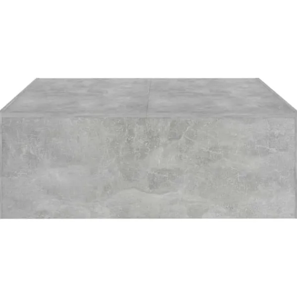 vidaXL Soffbord>Soffbord betong 100x100x35 cm konstruerat trä