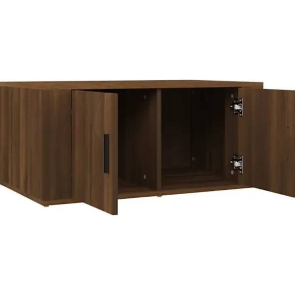 vidaXL Soffbord>Soffbord ek 80x50x36 cm konstruerat trä