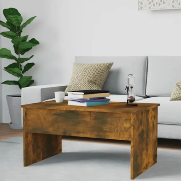 vidaXL Soffbord>Soffbord ek 80x50,5x41,5 cm konstruerat trä