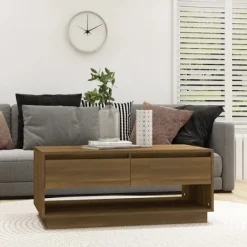 vidaXL Soffbord>Soffbord ek 102,5x55x44 cm konstruerat trä