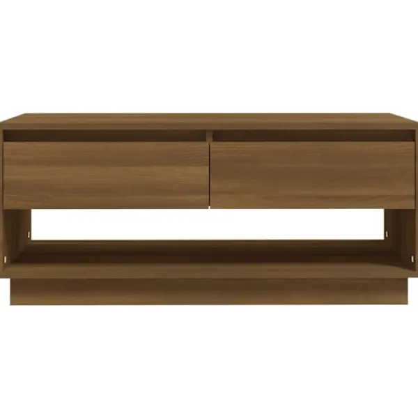 vidaXL Soffbord>Soffbord ek 102,5x55x44 cm konstruerat trä