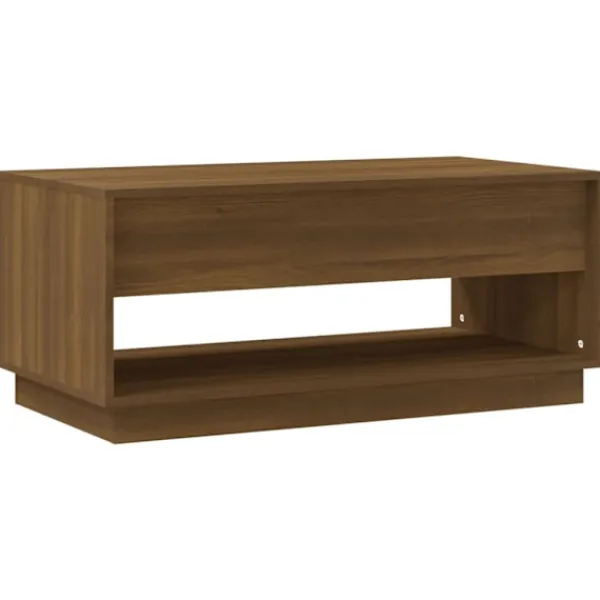 vidaXL Soffbord>Soffbord ek 102,5x55x44 cm konstruerat trä