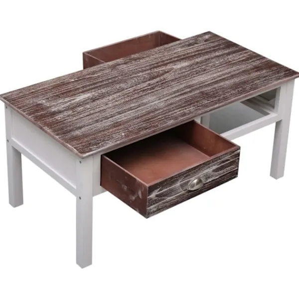 vidaXL Soffbord>Soffbord 100x50x45 cm trä