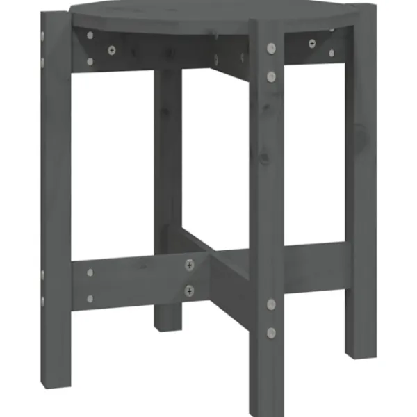 vidaXL Soffbord>Soffbord Ø 42,5x45 cm massiv furu