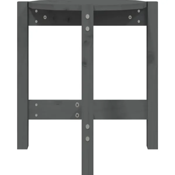 vidaXL Soffbord>Soffbord Ø 42,5x45 cm massiv furu