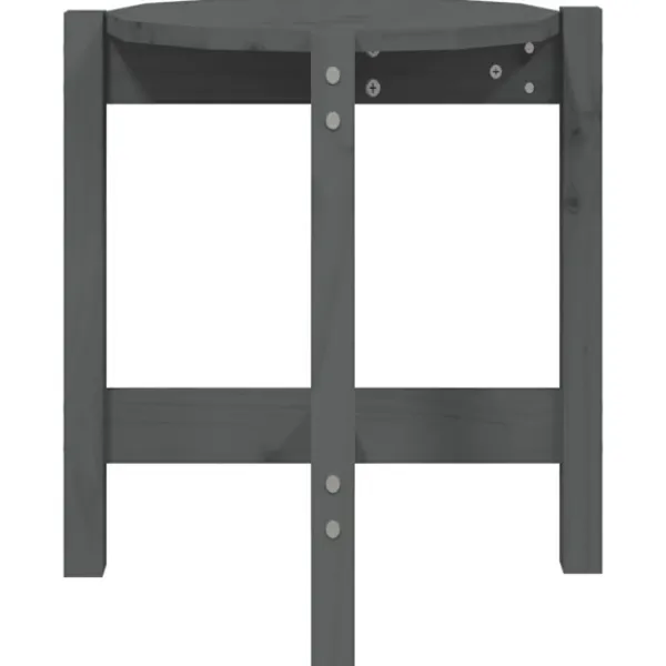 vidaXL Soffbord>Soffbord Ø 42,5x45 cm massiv furu