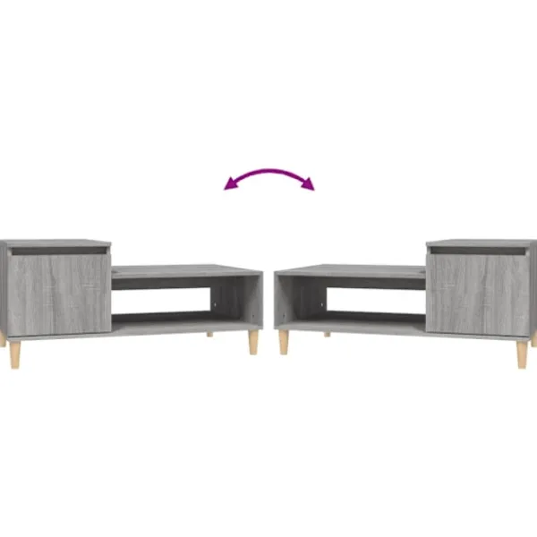 vidaXL Soffbord>Soffbord sonoma 100x50x45 cm konstruerat trä