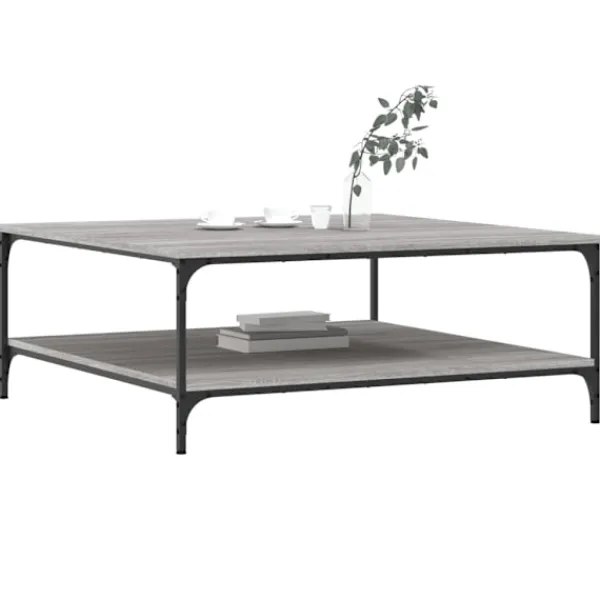 vidaXL Soffbord>Soffbord sonoma 100x100x40 cm konstruerat trä