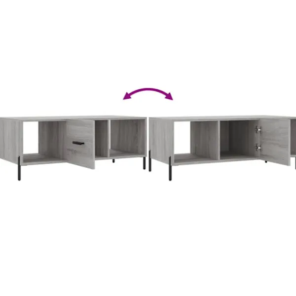 vidaXL Soffbord>Soffbord sonoma 102x50x40 cm konstruerat trä