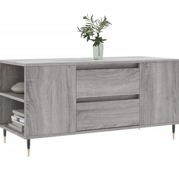 vidaXL Soffbord>Soffbord sonoma 102x44,5x50 cm konstruerat trä