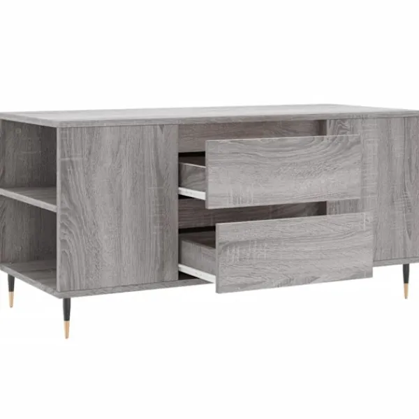 vidaXL Soffbord>Soffbord sonoma 102x44,5x50 cm konstruerat trä