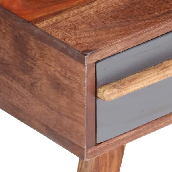 vidaXL Soffbord>Soffbord 110x50x40 cm massivt sheshamträ