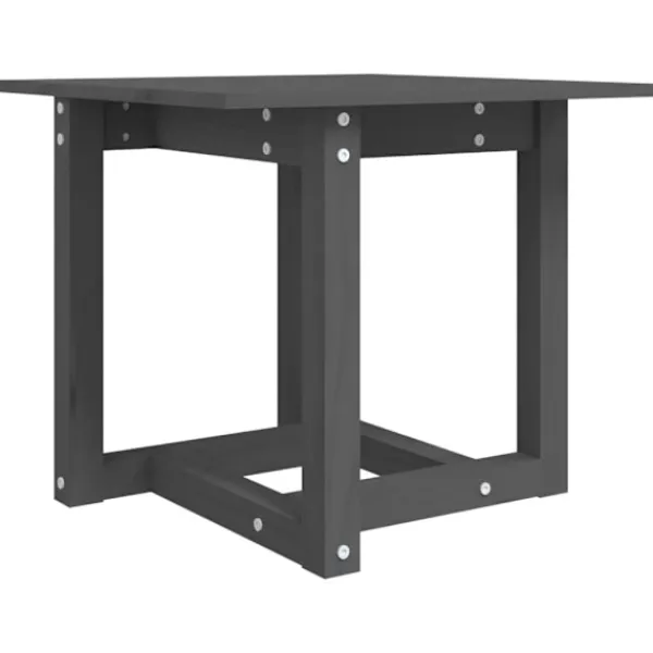 vidaXL Soffbord>Soffbord 50x50x45 cm massiv furu