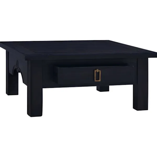 vidaXL Soffbord>Soffbord ljus 68x68x30 cm massiv mahogny