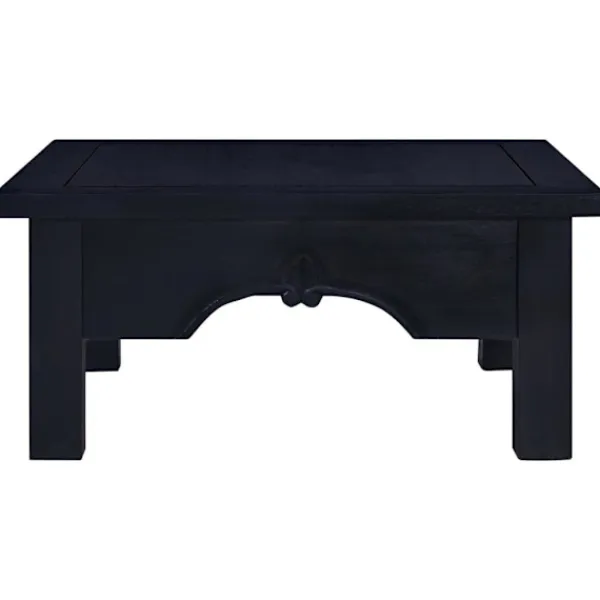 vidaXL Soffbord>Soffbord ljus 68x68x30 cm massiv mahogny