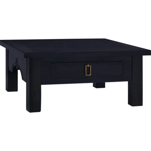 vidaXL Soffbord>Soffbord ljus 68x68x30 cm massiv mahogny