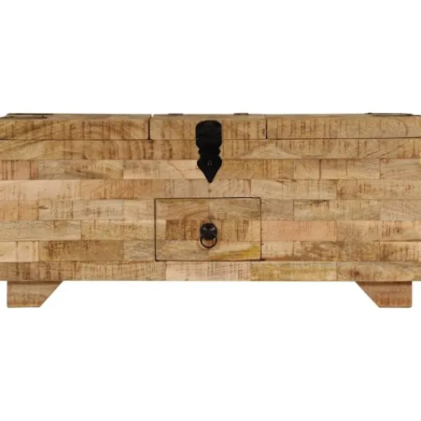 vidaXL Soffbord>Soffbord massivt mangoträ 80x40x35 cm