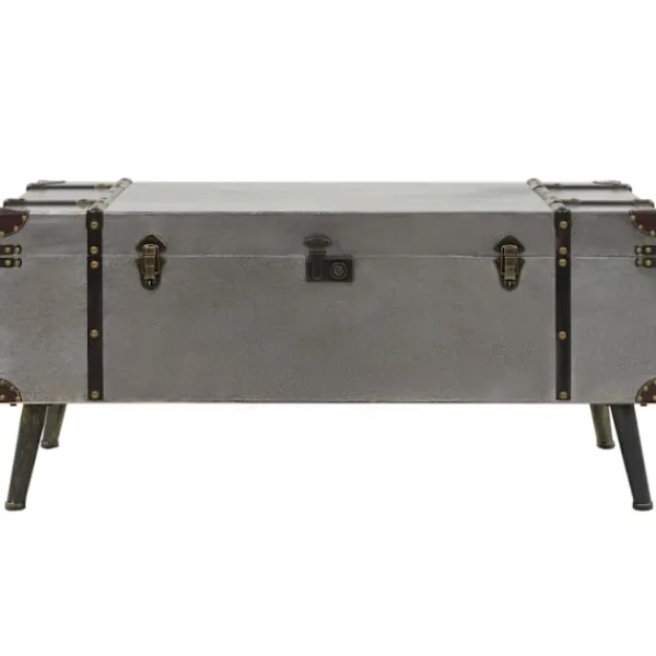 vidaXL Soffbord>Soffbord MDF och aluminium 102x51x47,5 cm
