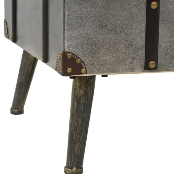 vidaXL Soffbord>Soffbord MDF och aluminium 102x51x47,5 cm