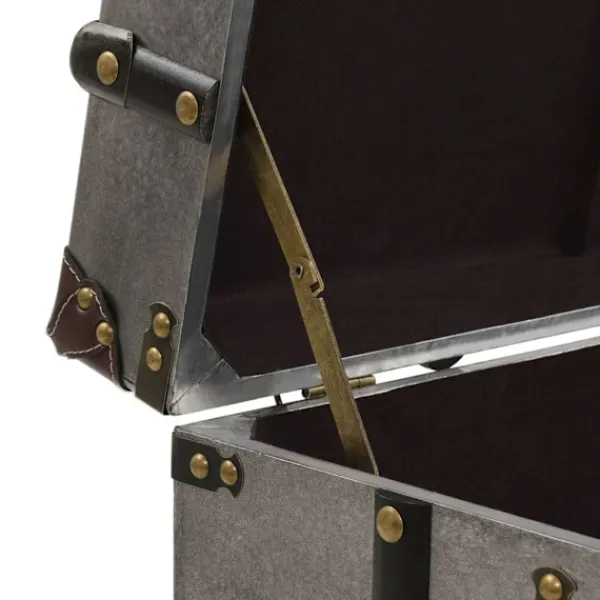 vidaXL Soffbord>Soffbord MDF och aluminium 102x51x47,5 cm