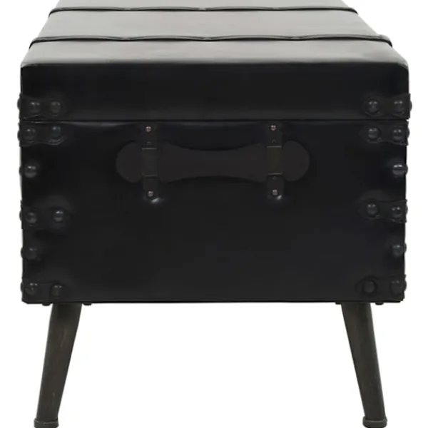 vidaXL Kistor & Koffertar>Soffbord MDF och stål 102x51x48 cm