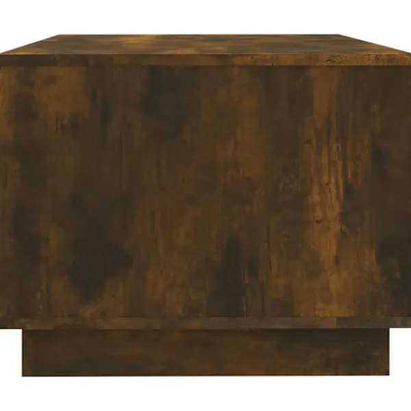 vidaXL Soffbord>Soffbord rökfärgad ek 102x55x43 cm konstruerat trä